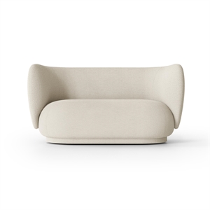 Ferm Living Rico Sofa 2-zits Bouclé Gebroken Wit