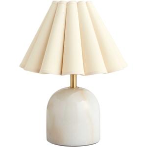 Decotique Lauren Petite Tafellamp Wit/ Beige