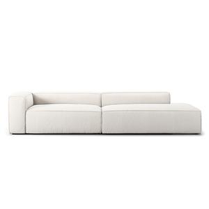 Decotique Grand 3-zitsbank open einde rechts stoom/wit