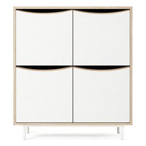 Decotique Zand Cabinet Wit/ Eiken