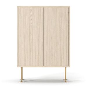 Decotique Vogue 64 kast wit gepigmenteerd eiken/ Messing