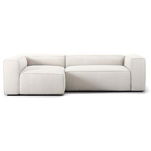 Decotique Grand 3-zitsbank Divan links stoom/ Wit