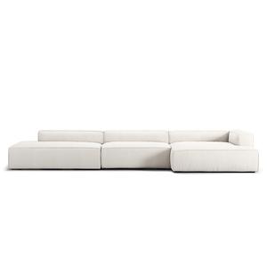 Decotique Grand 5-zitsbank open einde links stoom/ Wit
