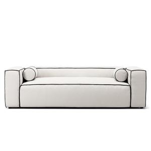 Decotique Grand Hue 2-zitsbank Stoom/ Wit/Grafietgrijs