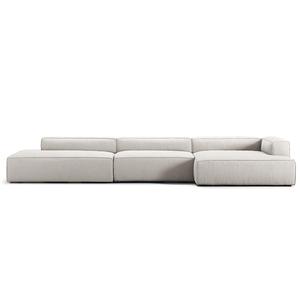 Decotique Grand 5-zitsbank Open Eind Links Moonwhite