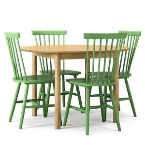 Eettafelset van Department Wood, Eiken/ Groen