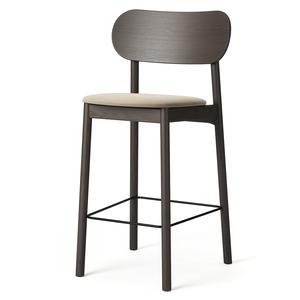Decotique Elephant barkruk donker eiken/ Beige fluweel