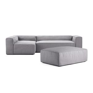 Decotique Grand 4-zitsbank Divan Open End met voetenbank links Zand/Beige