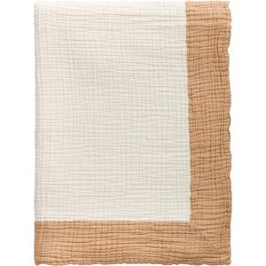Decotique Ella Crincle Bedsprei 260x260 Donker Zand