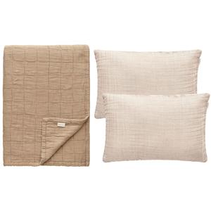 Decotique Classic Kussen & Dekenset Beige
