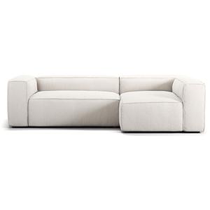 Decotique Grand 3-zitsbank Divan Rechts Stoom/ Wit