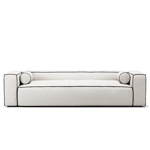 Decotique Gar 3-zitsbank Stoom/Wit/Grafietgrijs