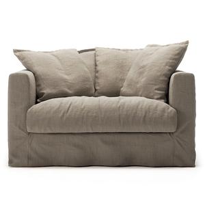 Decotique Le Grand Air Love Seat Fauteuil Savage Linnen