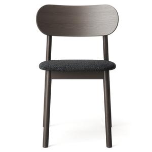 Decotique Elephant Eetkamerstoel Donker Eiken/Antraciet Bouclé