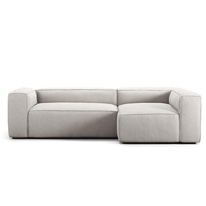 Decotique Grand 3-zitsbank Divan rechts Moonwhite