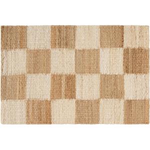 Decotique Schaakdeurmat 60x90 Off-white/Natuurlijke Jute