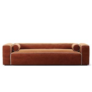 Decotique Gar 3-zitsbank Moonwhite/ Koperen
