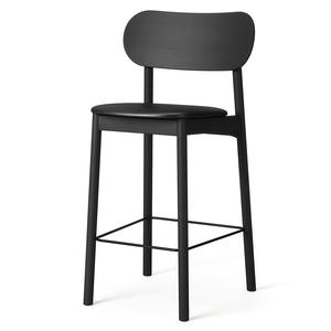 Decotique Elephant Barkruk Zwart/ Zwart Leer