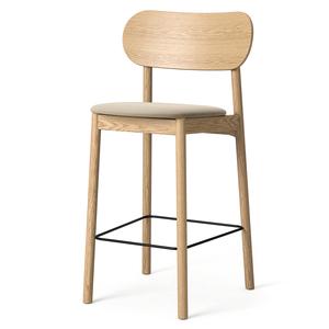 Decotique Elephant Barkruk Natuurlijk Eiken/ Beige Fluweel