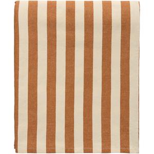 Decotique Block Stripe Tafelkleed 140x240 Bruin
