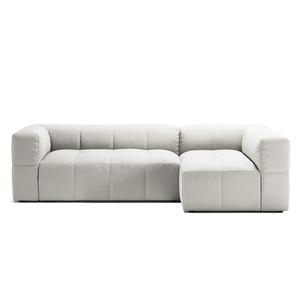Decotique Mure 3-zitsbank met divan rechts stoom/ Wit