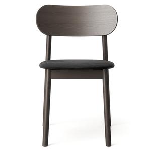 Decotique Elephant eetkamerstoel donker eiken/ Zwart fluweel
