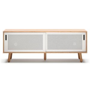 Department Ray TV-bank 150 cm Eiken/ Wit