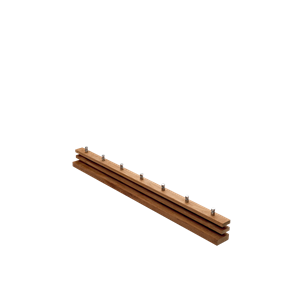 Fritz Hansen Skagerak Collection Cutter kapstok 100 cm teak/roestvrij staal