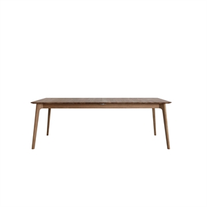 Ro Collection Salon Uitschuifbare Tafel 100x220-320 cm Gerookt Eiken