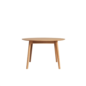 Ro Collection Salon Uitschuifbare Tafel Ø120 Geolied eiken