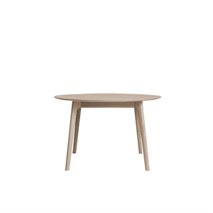 Ro Collection Salon Uitschuifbare Tafel Ø120 Zeepbehandeld eikenhout