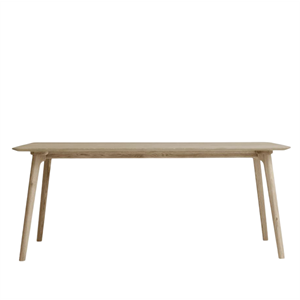 Ro Collection Salon Eettafel 180x90 Zeepbehandeld Eikenhout