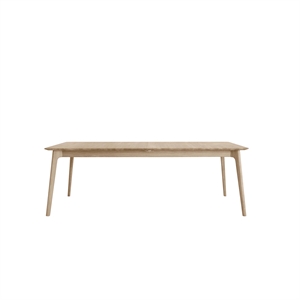 Ro Collection Salon Eettafel 220x100 Zeepbehandeld Eikenhout