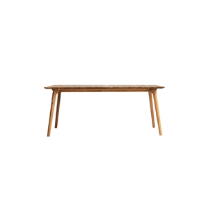 Ro Collection Salon Eettafel 180x90 Geolied Eiken