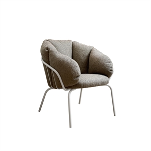 Maze Same Easy Fauteuil Wit/Taupe