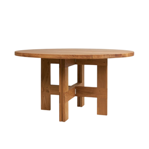 Frama Farmhouse Trestle Eettafel Ø140 Natuurlijk Eiken