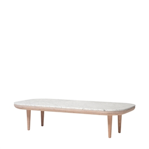 &Tradition Fly SC5 Salontafel Wit Geolied Eiken/Bianco Carrara Marmer