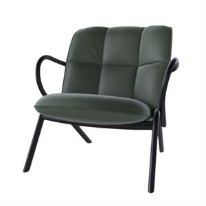 TON Cissy Fauteuil Laag Zwart/ Elmosoft 98047 Groen