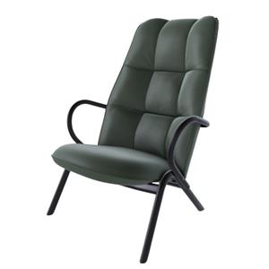 TON Cissy Fauteuil Hoog Zwart/ Elmosoft 98047 Groen