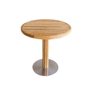 Sibast Furniture RIB Cafétafel met Teakhouten Blad