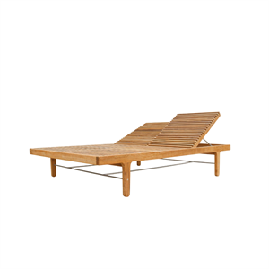 Sibast Furniture RIB Zonnebed Dubbel Teak