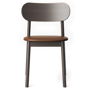 Decotique Elephant Eetkamerstoel Donker Eiken/Bruin Leer