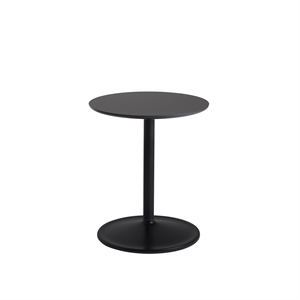 Muuto Zachte Salontafel Zwart Ø41 H48