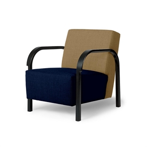 Mazo ARCH Fauteuil vierkant/Vidar 786/ Zwart Eikenhout