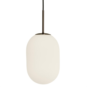 Watt & Veke Noor Hanglamp medium opaal/ Zwart