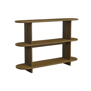 We Do Wood Tesa Boekenkast van gerookt grenenhout