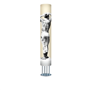 MagicoClaudio The Tube Vloerlamp Sculptuur Wit