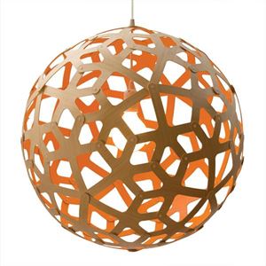 David Trubridge Koraal Ø100 Oranje Hanglamp