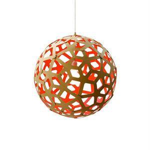 David Trubridge Coral Roze Hanglamp