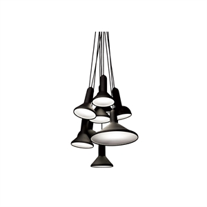 Established & Sons TORCH LIGHT BUNCH S10 Hanglamp H180 Zwart